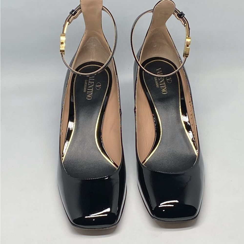 Valentino Garavani Patent Leather Ankle Strap Pumps size 39.5 - Picture 3 of 13